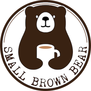 logo small brown bear design